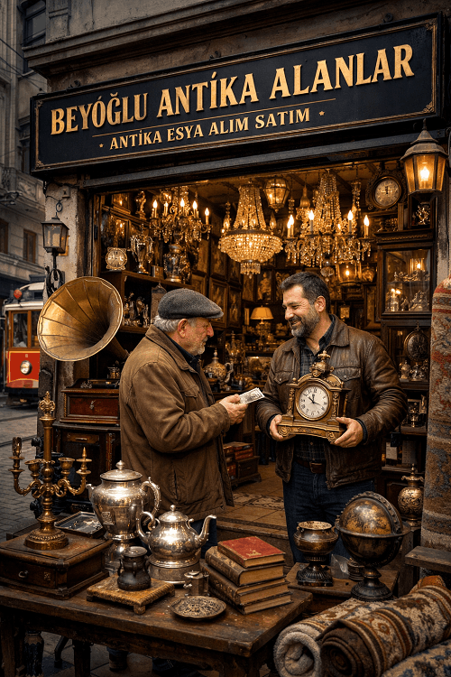 Beyoğlu Antika Eşya Alanlar | Beyoğlu Antika Alan Yerler